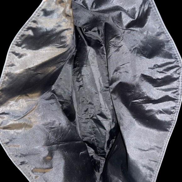 Victoria Secret women's tote purse plaid black red Large faux leather - Picture 6 of 6